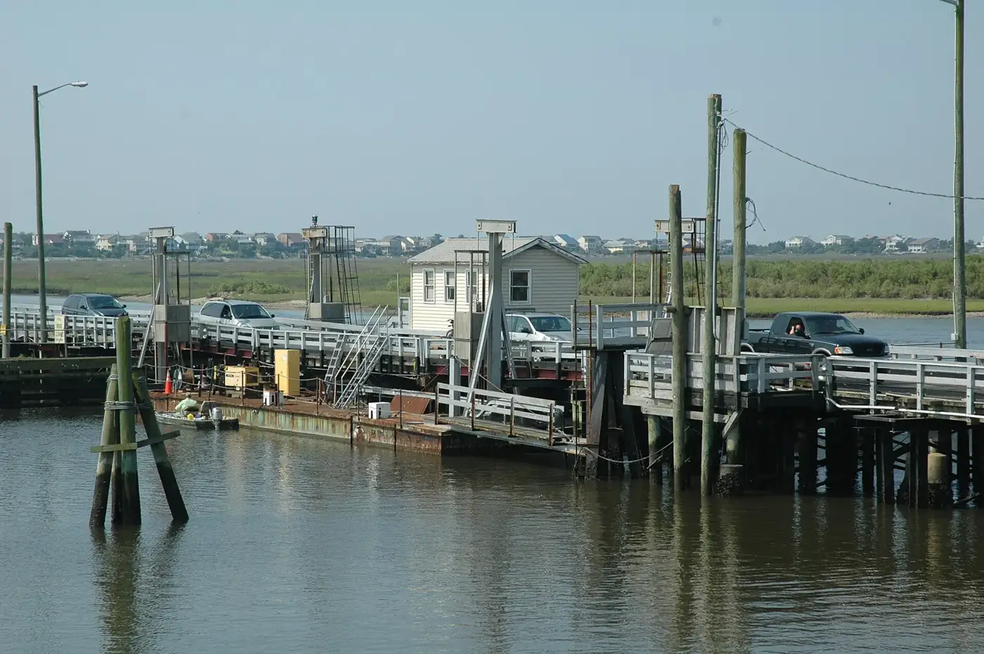 The view west from the Sunset Beach bridge over the waterway